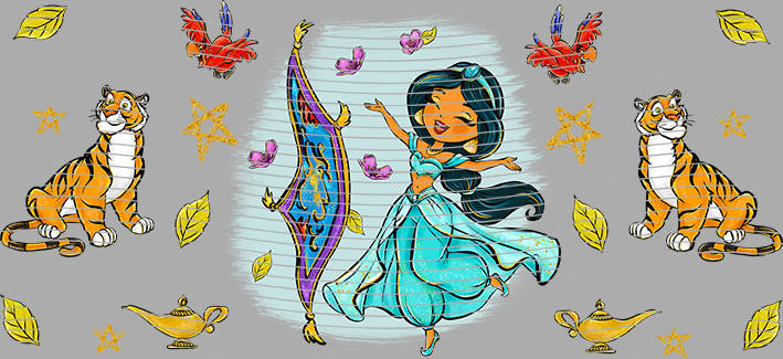 16oz Disney style-D-1555